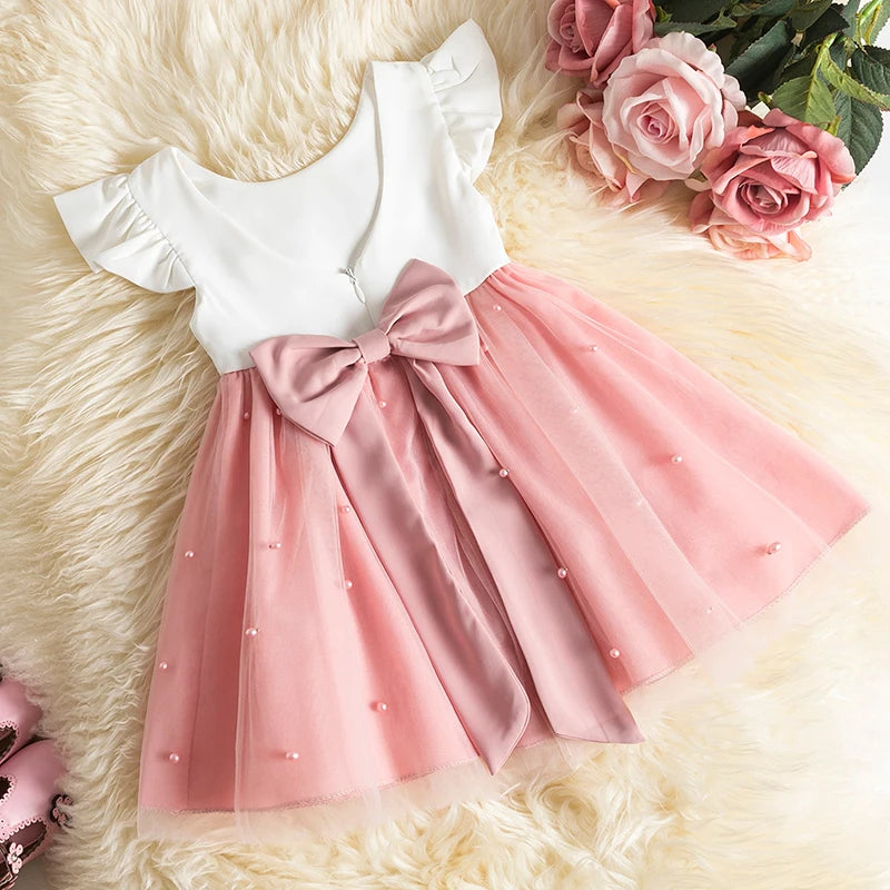 Lace Pink Tutu Party Dress