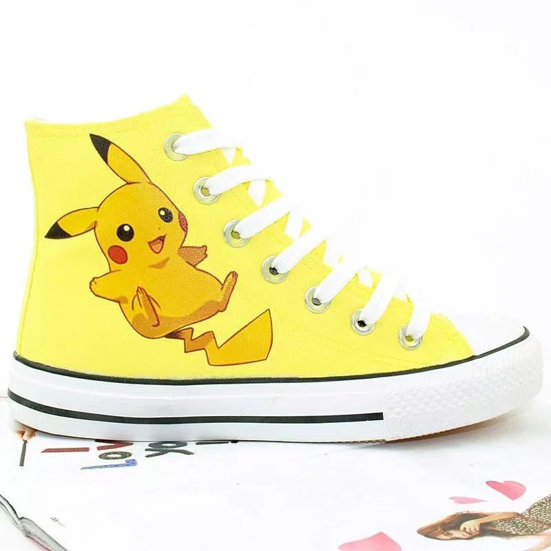 Pikachu High Top Canvas Shoes