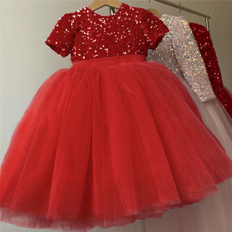 Elegant Princess Sequin  Ball Gown