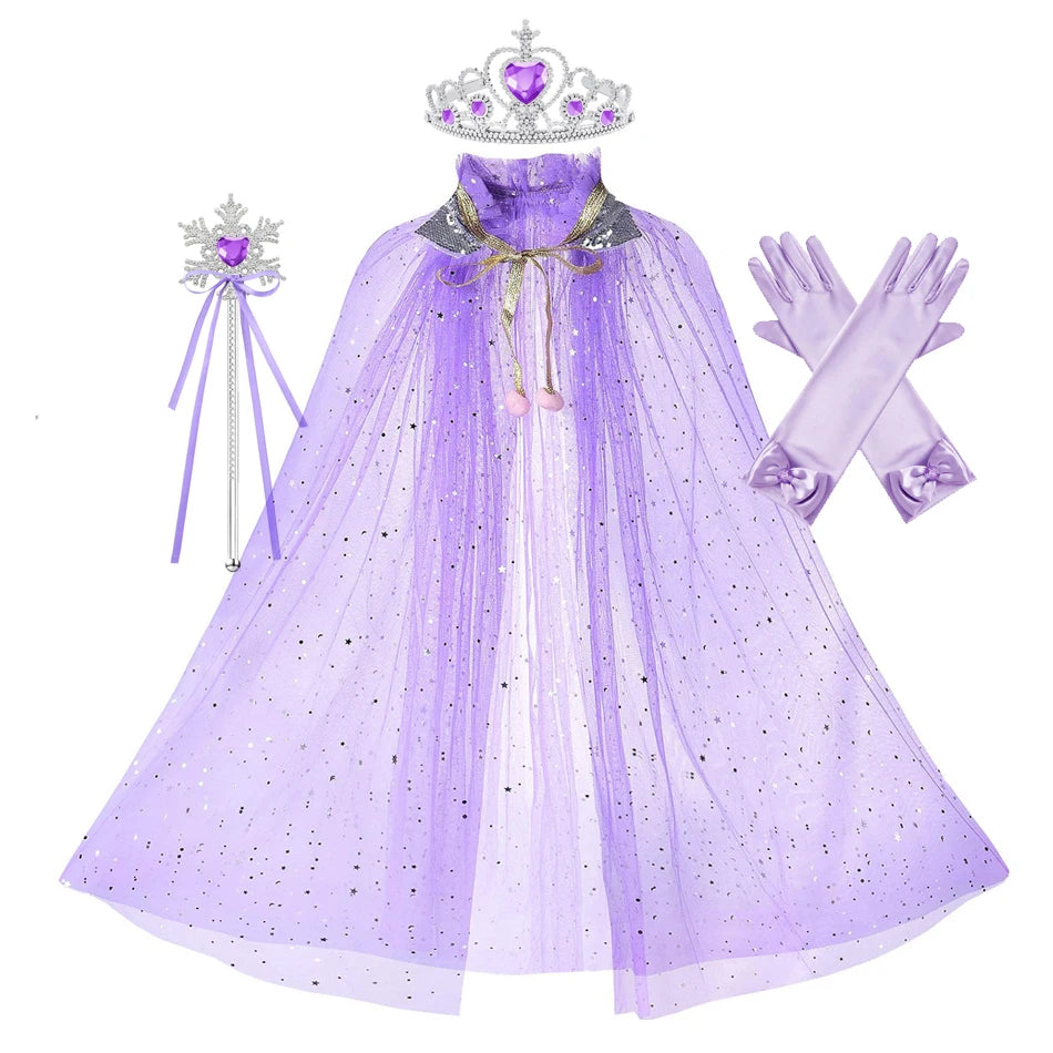 Princess Rapunzel Sequin Costume Dress 1-6T