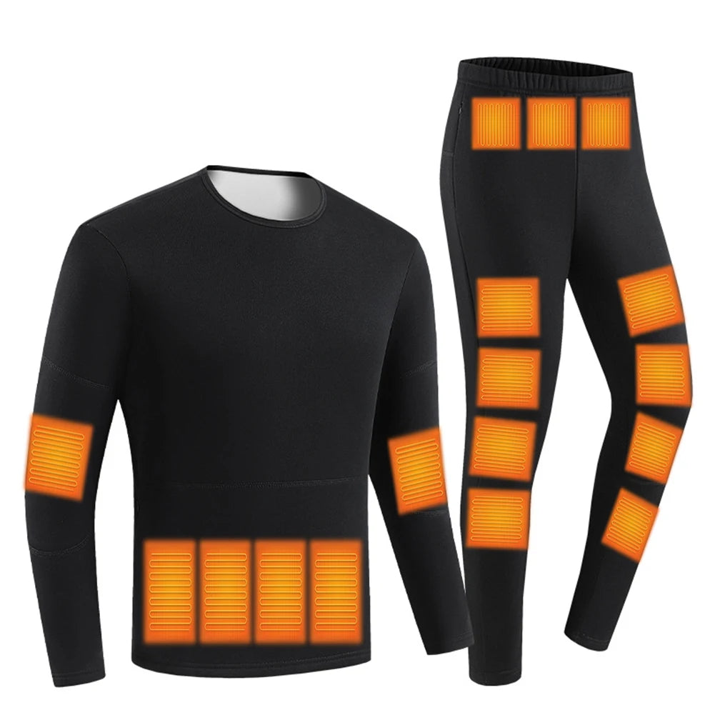 Unisex Heated Thermal Set