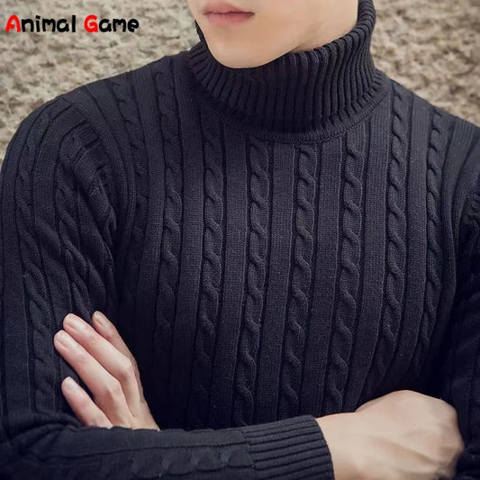 Knitted Turtleneck Pullover