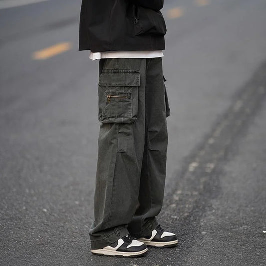 Multi-Pockets Baggy Cargo Pants