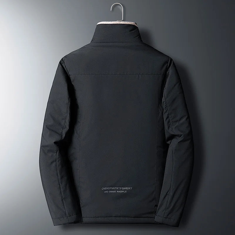 Ultimate Warmth: Windproof Thick Fleece Winter Jacket