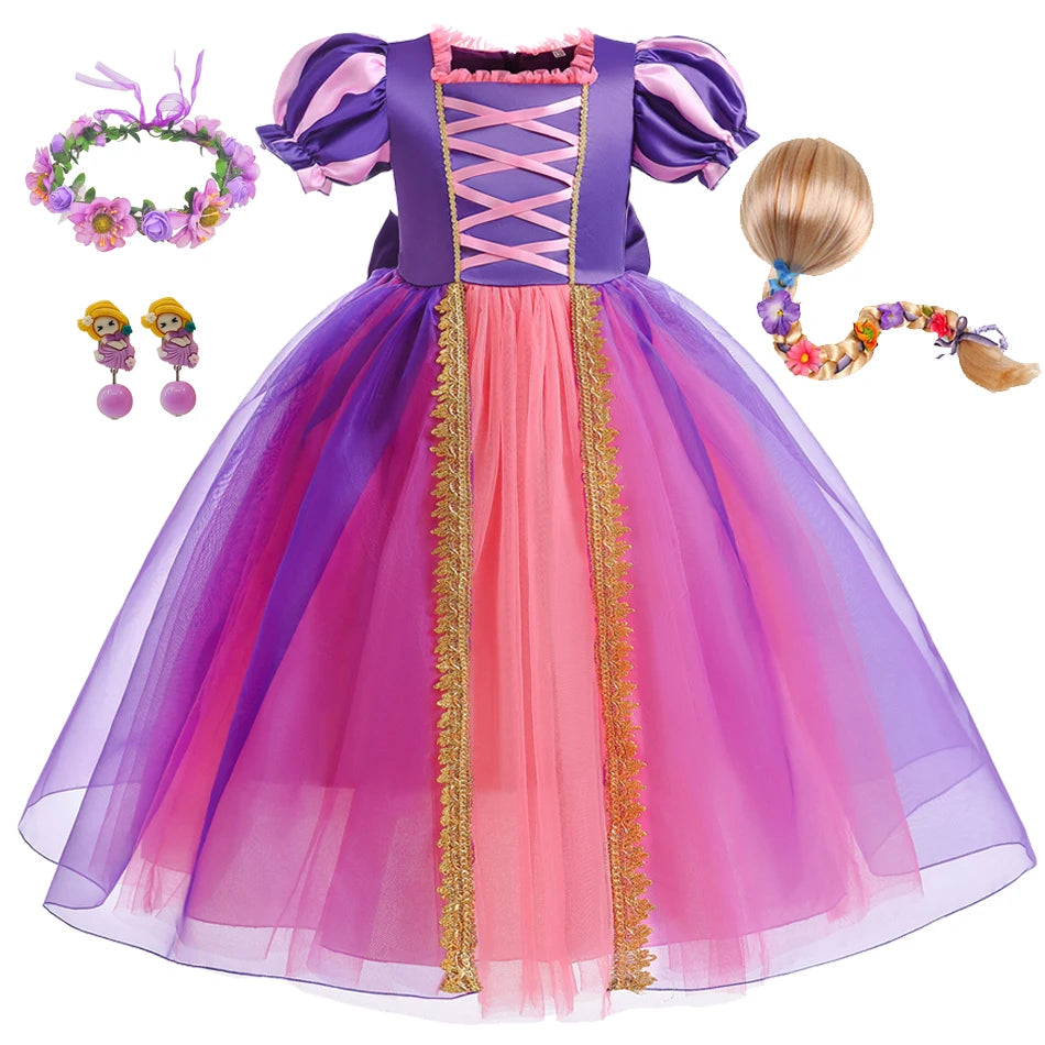 Princess Rapunzel Purple Costume Purple