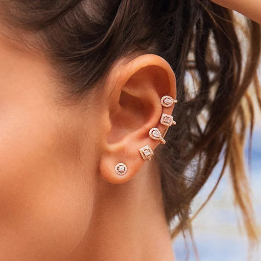 Zirconia Ear Cuffs for Women