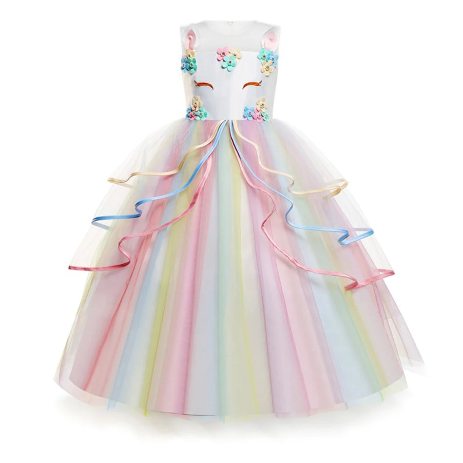 Princess Birthday Unicorn Party Dress