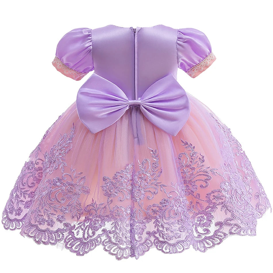 Princess Rapunzel Sequin Costume Dress 1-6T