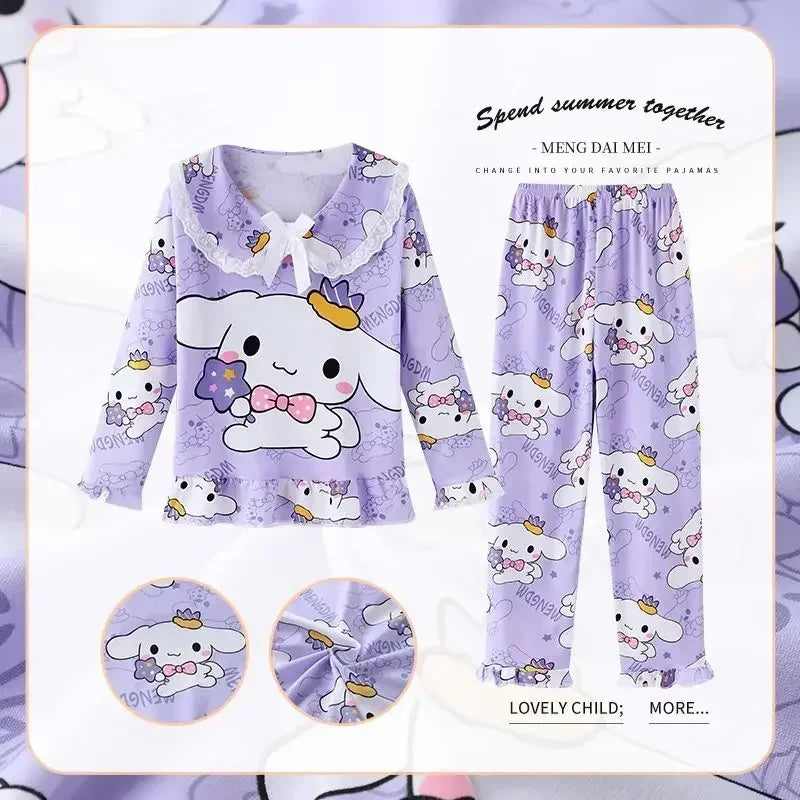 Hello Kitty Anime Sanrio Kawaii  Shirt Pants Pajamas