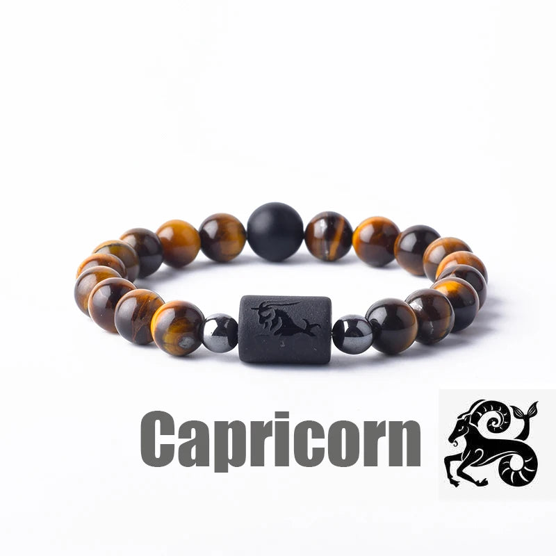 Capricorn  Zodiac Beads Bracelet