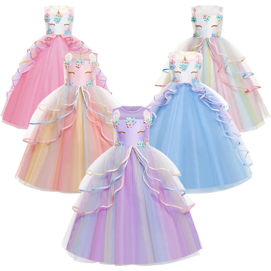 Princess Birthday Unicorn Party Dress