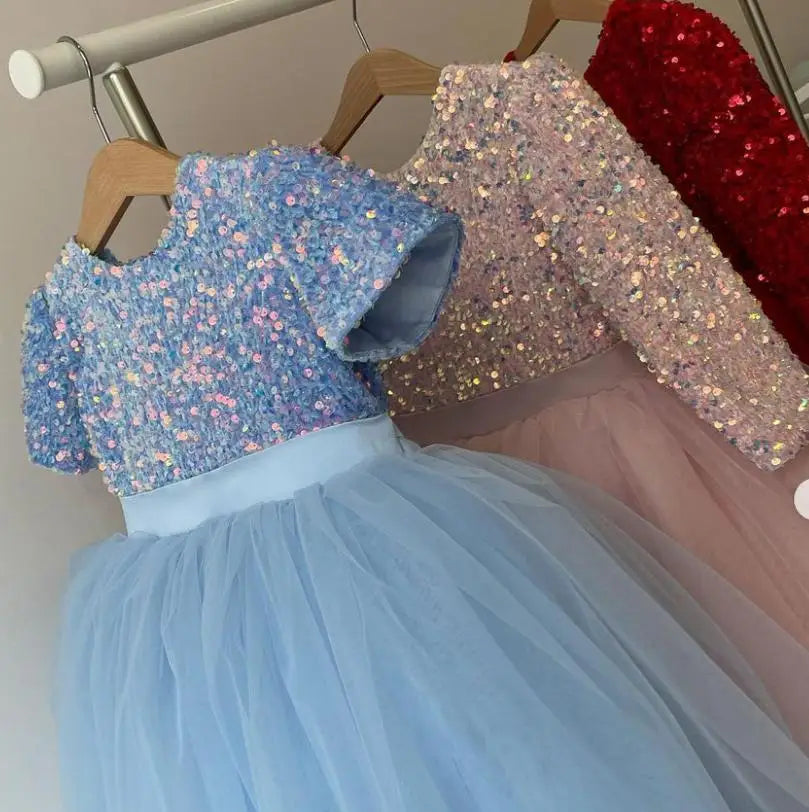 Elegant Princess Sequin  Ball Gown