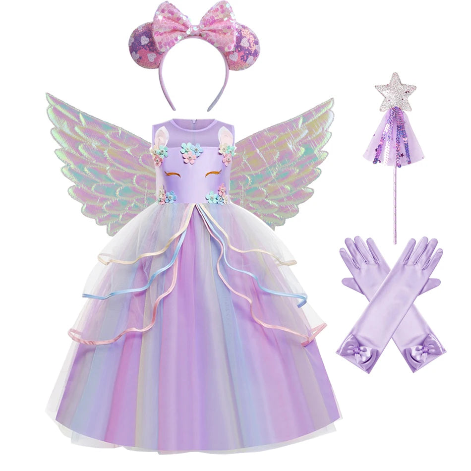 Princess Birthday Unicorn Party Dress