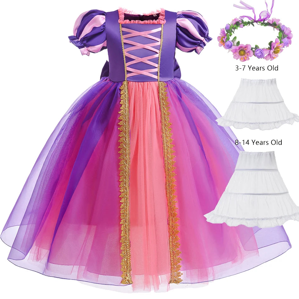 Princess Rapunzel Purple Costume Purple