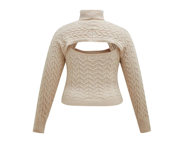 Woolen Turtleneck Pullover