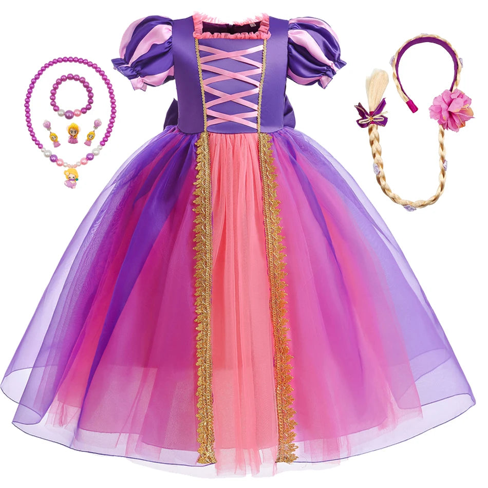 Princess Rapunzel Purple Costume Purple