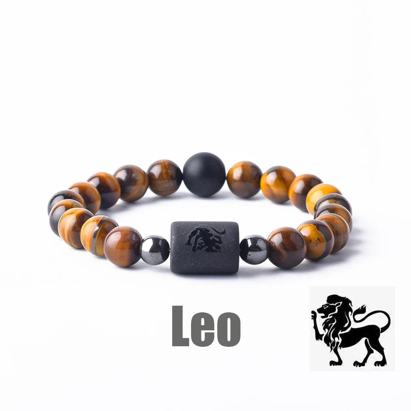 Leo Zodiac Beads Bracelet