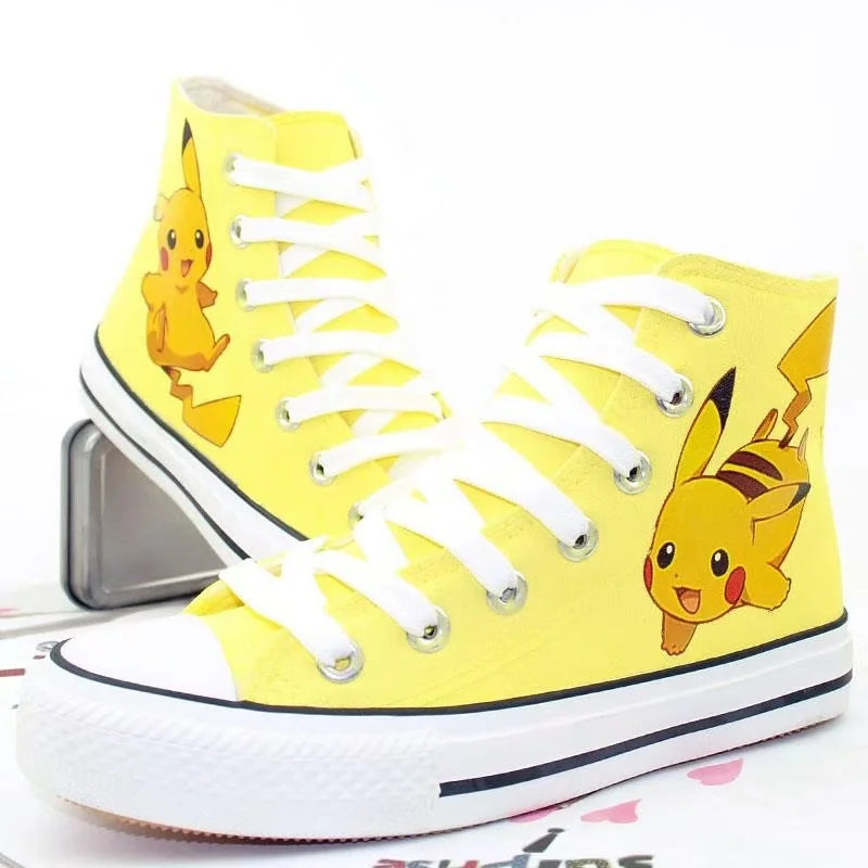 Pikachu High Top Canvas Shoes