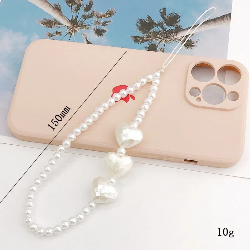 Acrylic Flower Cat Head Beads Charm Phone Chain