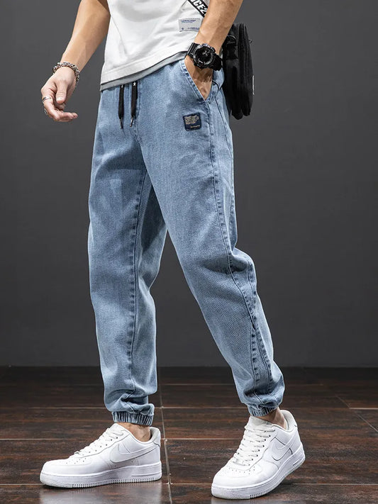 Trendy Blue Denim Cargo Pant