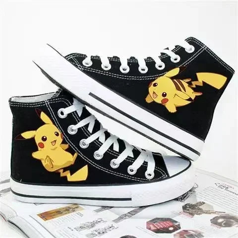 Pikachu High Top Canvas Shoes