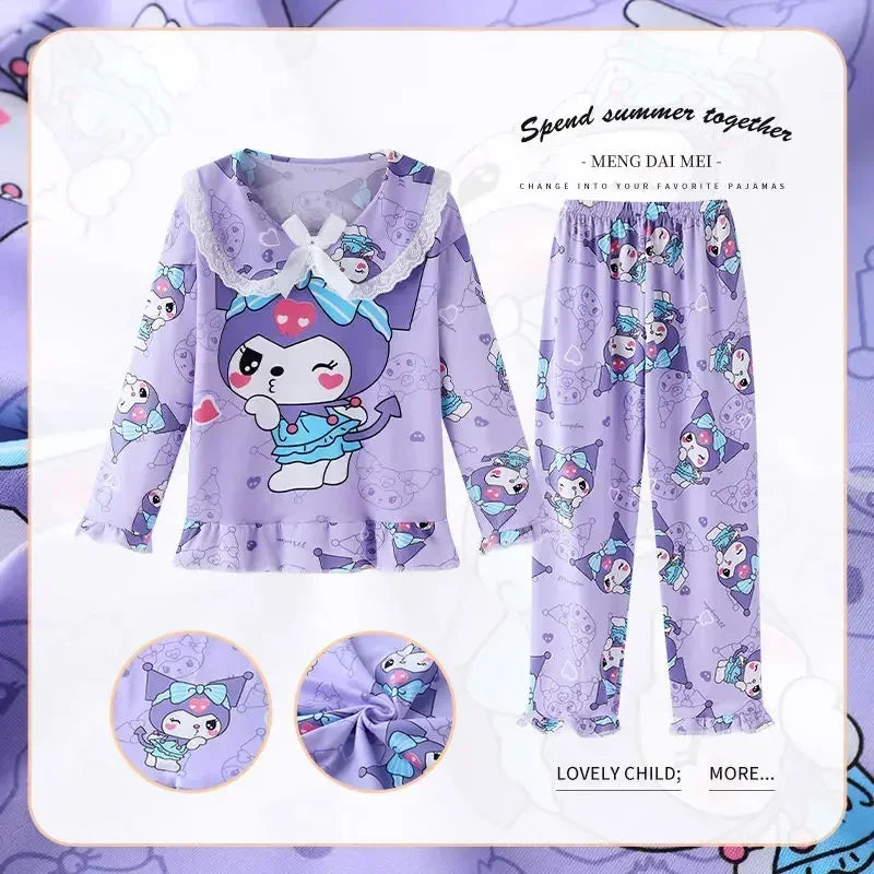 Hello Kitty Anime Sanrio Kawaii  Shirt Pants Pajamas