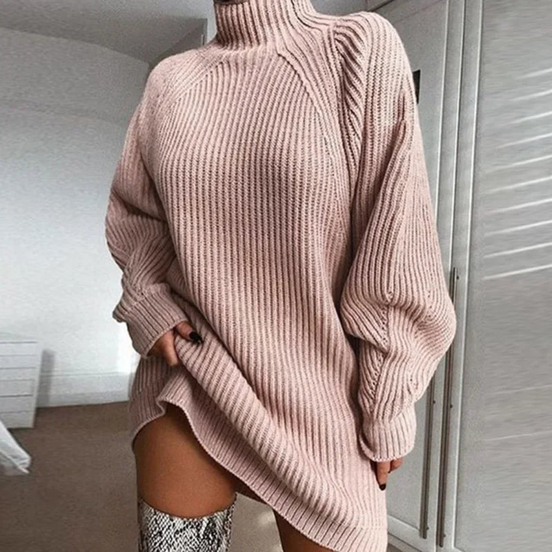 Autumn & Winter Knitted Sweater Dress