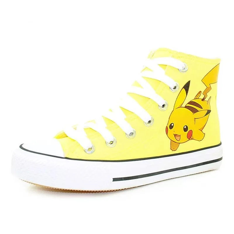 Pikachu High Top Canvas Shoes