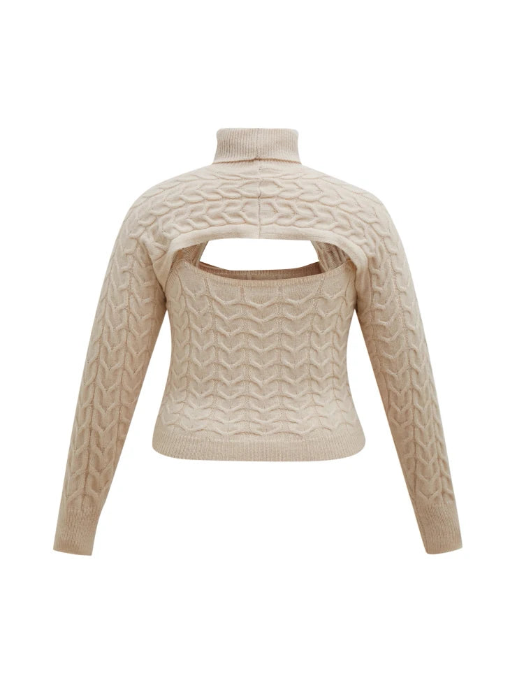 Woolen Turtleneck Pullover