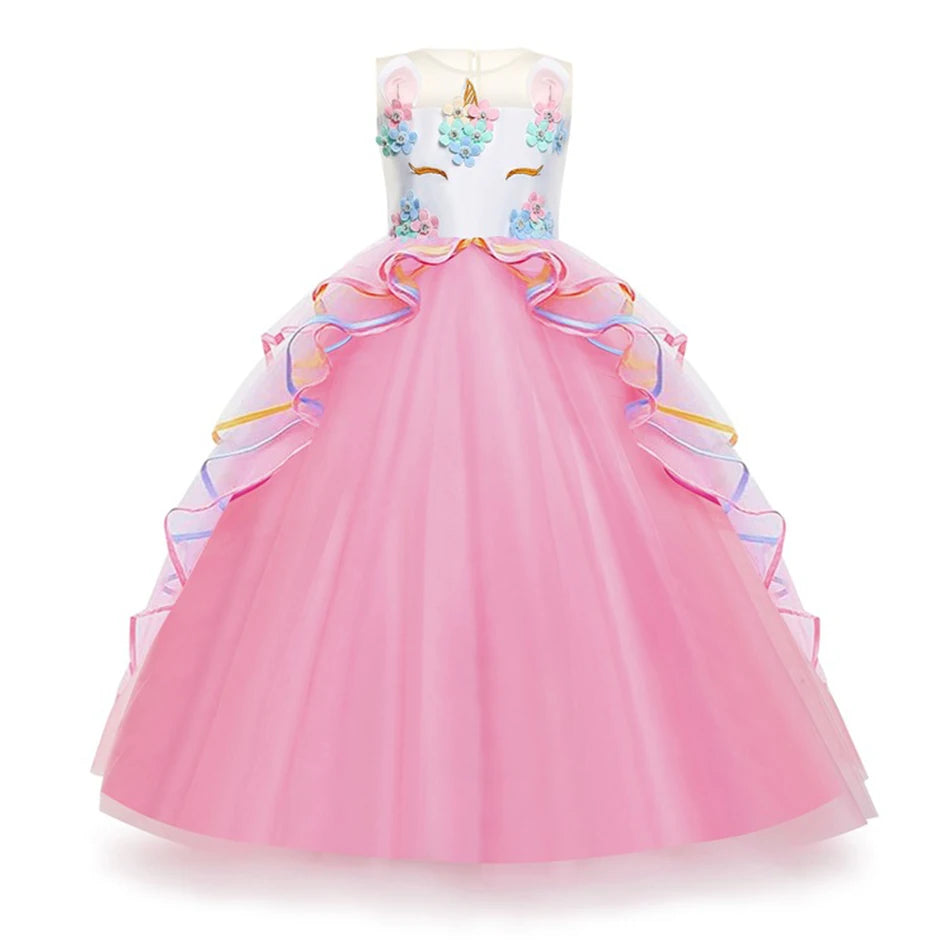 Princess Birthday Unicorn Party Dress