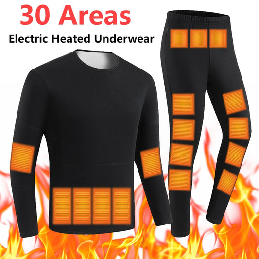 Unisex Heated Thermal Set