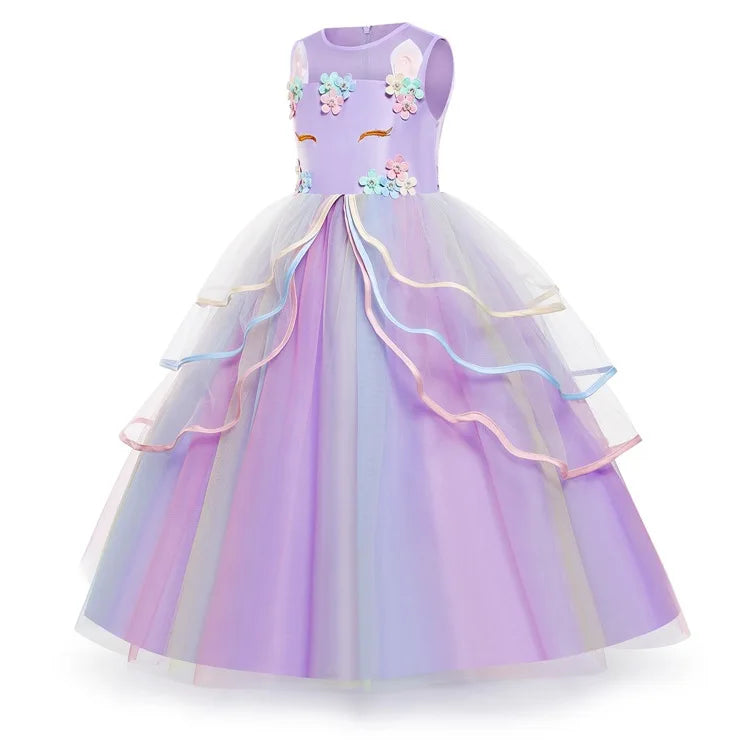 Princess Birthday Unicorn Party Dress