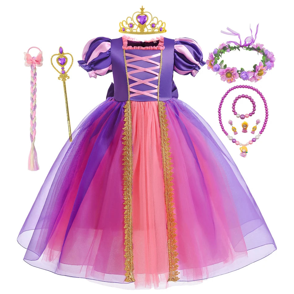 Princess Rapunzel Purple Costume Purple