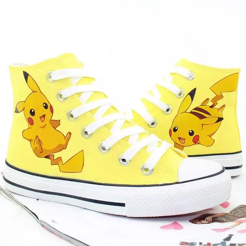 Pikachu High Top Canvas Shoes