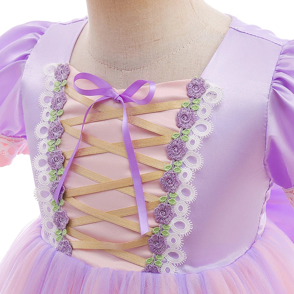 Princess Rapunzel Sequin Costume Dress 1-6T