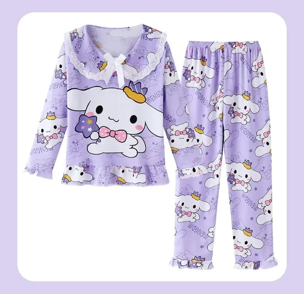 Hello Kitty Anime Sanrio Kawaii  Shirt Pants Pajamas