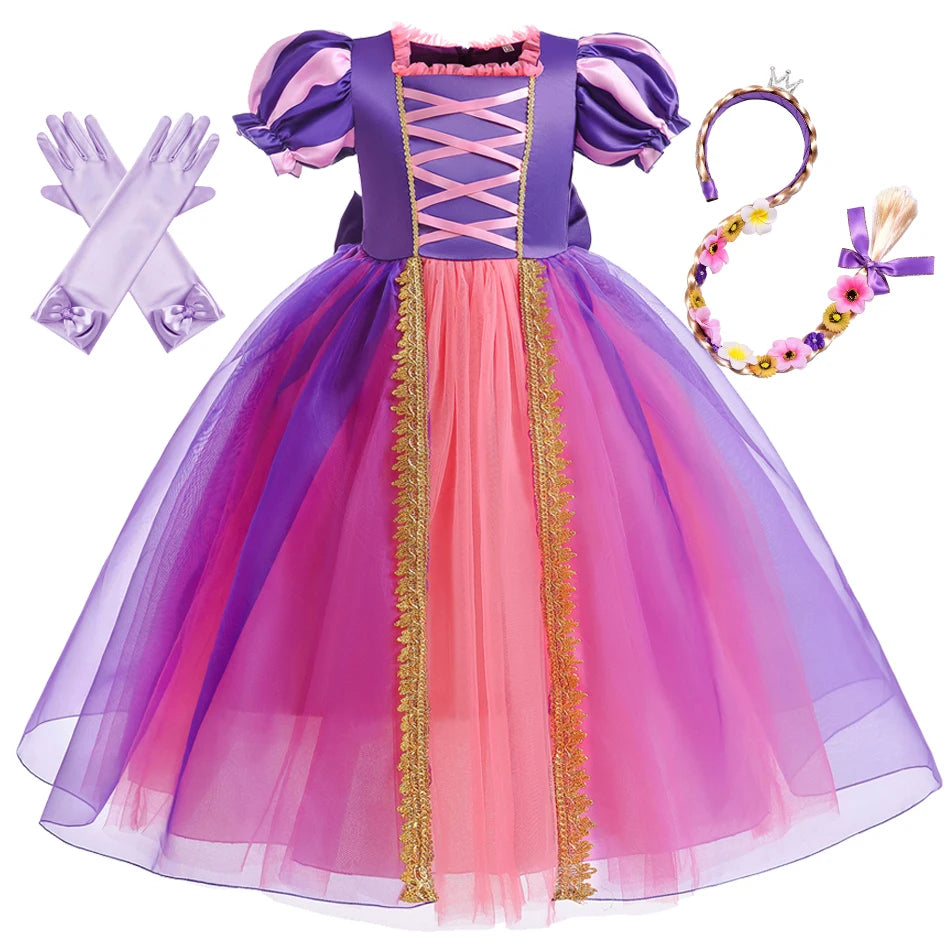 Princess Rapunzel Purple Costume Purple