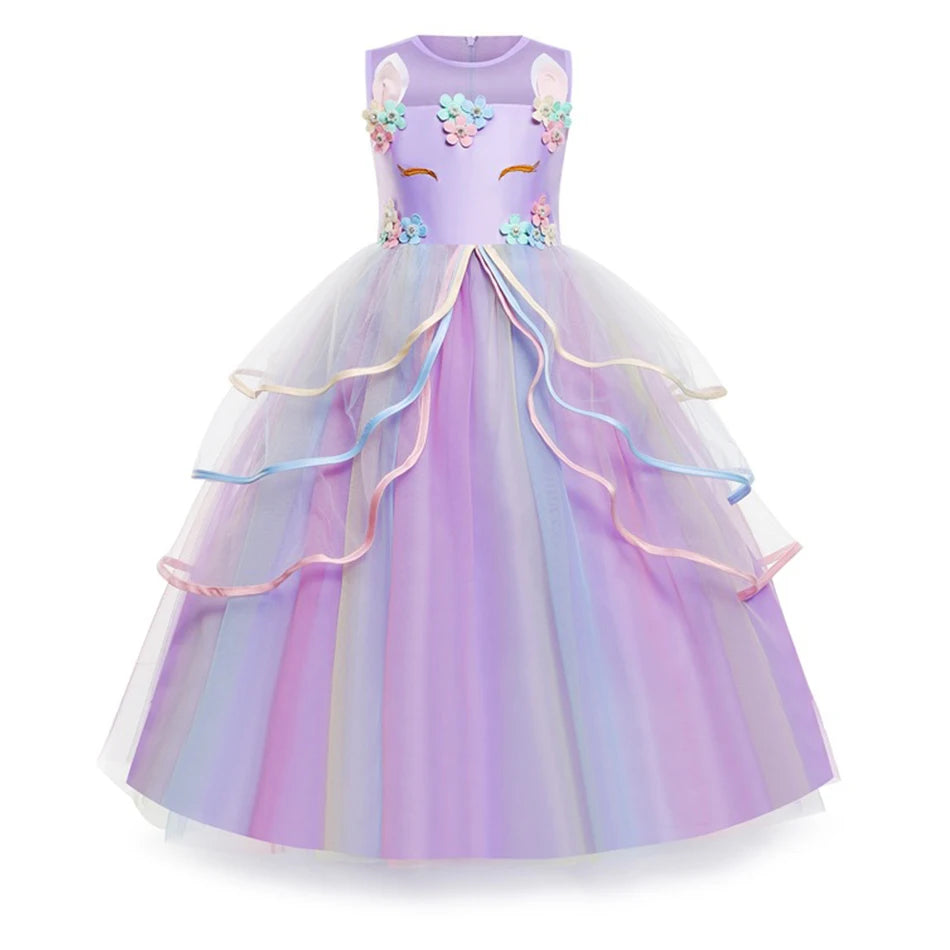 Princess Birthday Unicorn Party Dress