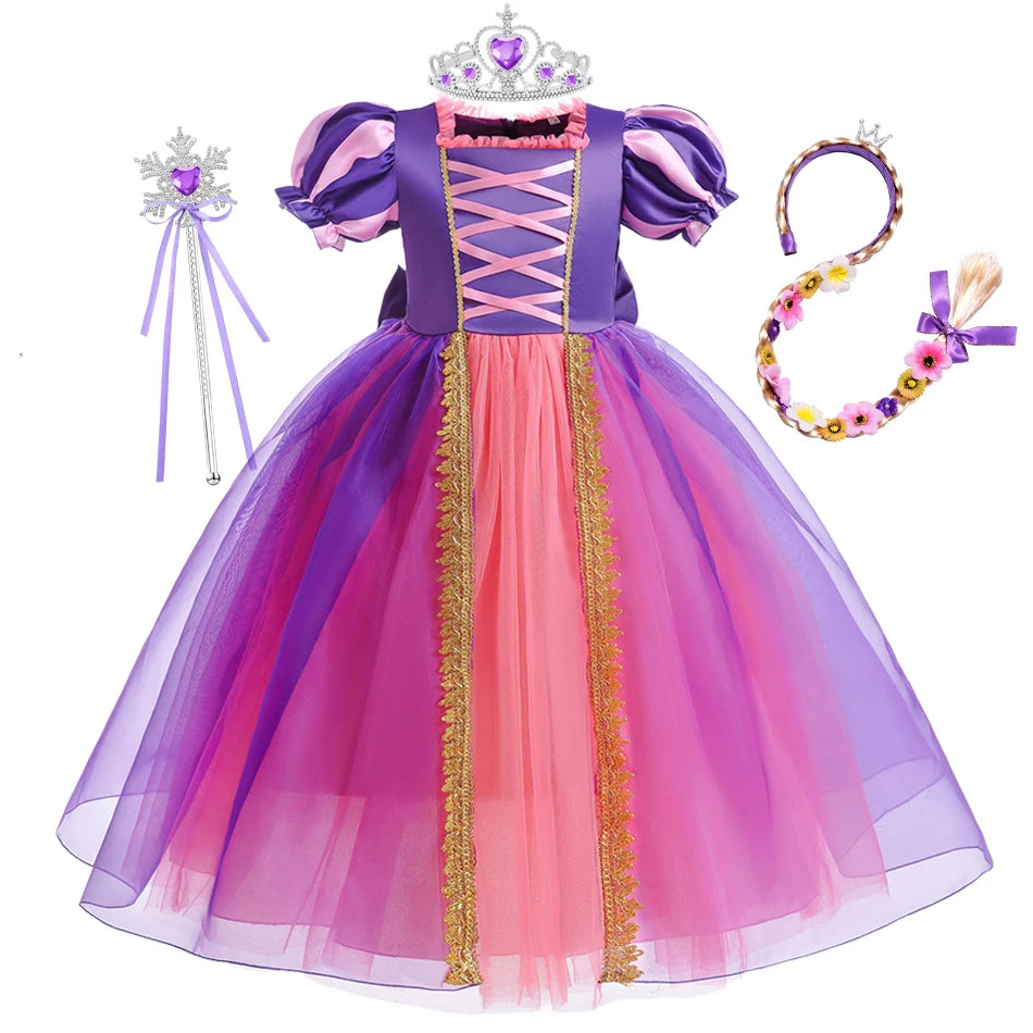 Princess Rapunzel Purple Costume Purple