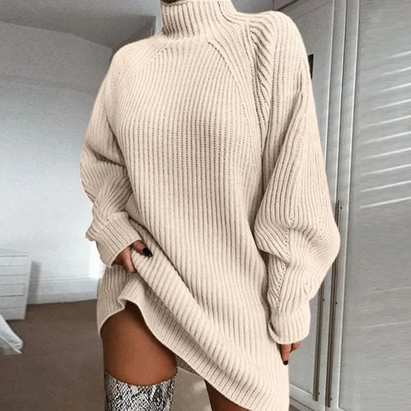 Autumn & Winter Knitted Sweater Dress