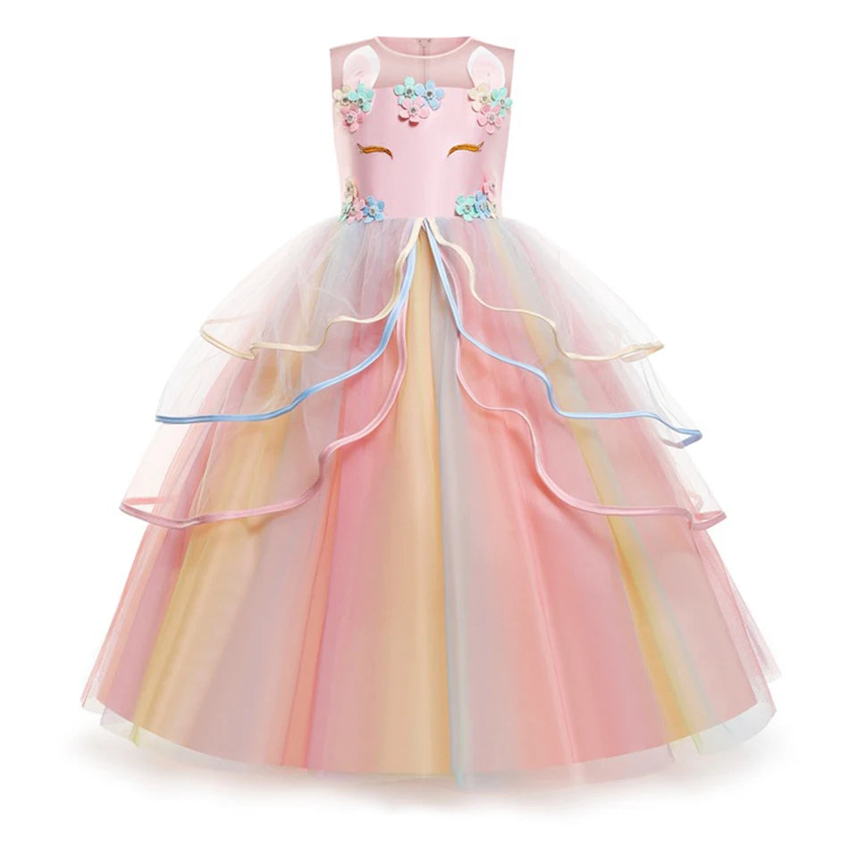 Princess Birthday Unicorn Party Dress