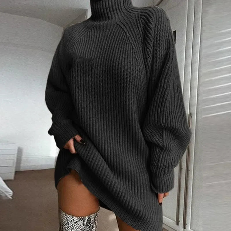 Autumn & Winter Knitted Sweater Dress