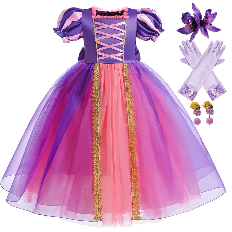 Princess Rapunzel Purple Costume Purple