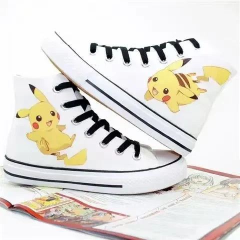 Pikachu High Top Canvas Shoes