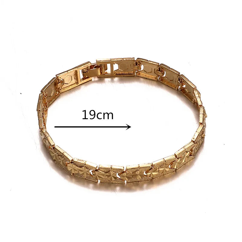 Unisex Gold Plated Bracelet