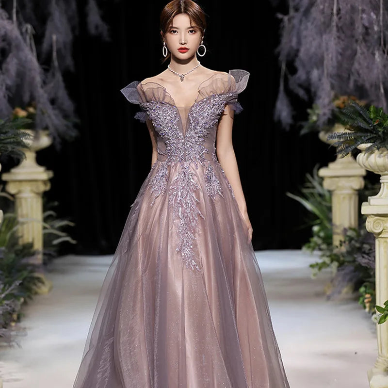 Fairy Elegant Long Mesh Dress