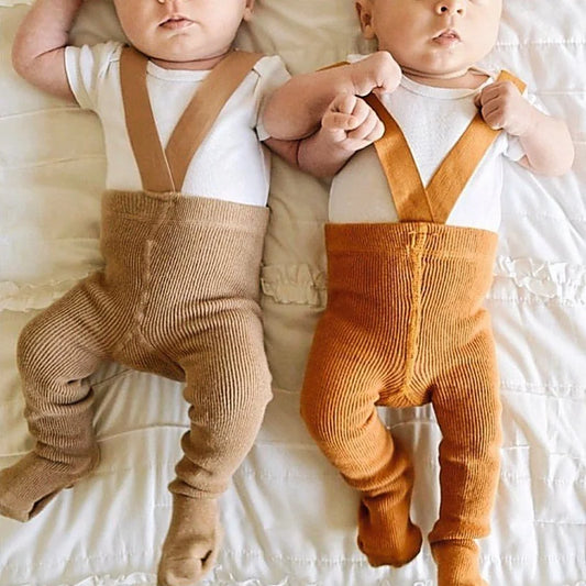 Infant Legging Pants with Suspenders