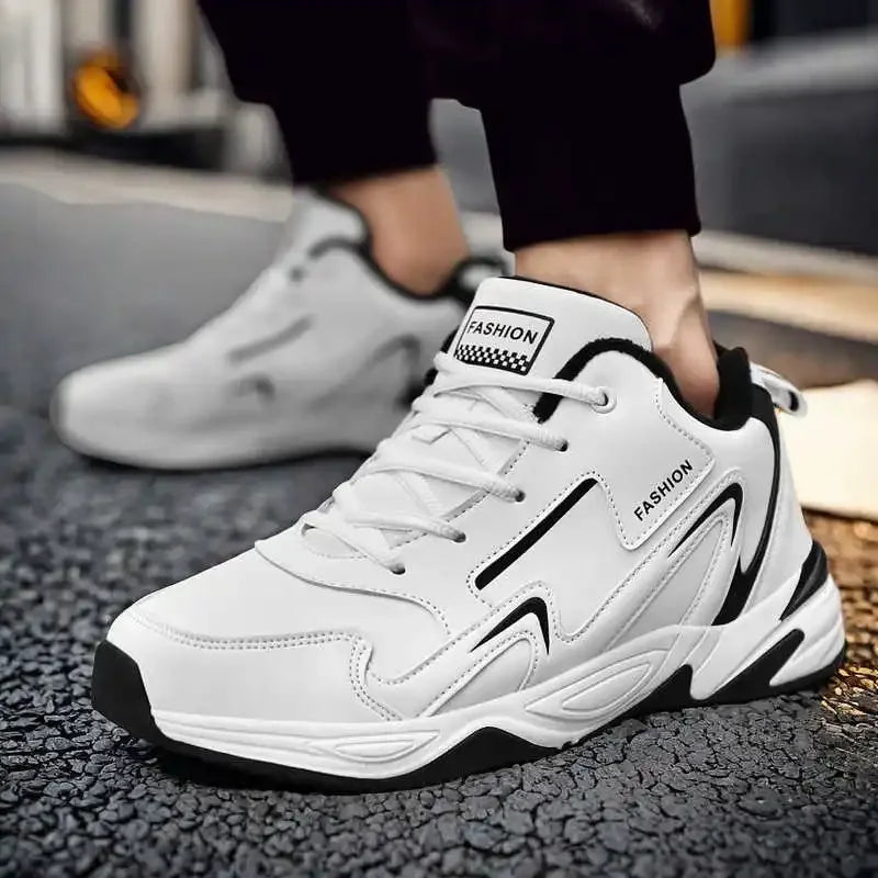 Synthetic Leather  Sneakers